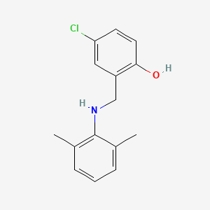 4-Chloro-2-{[(2,6-dimethylphenyl)amino]methyl}phenol
