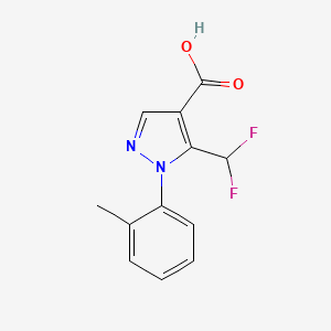 5-(difluoromethyl)-1-(2-methylphenyl)-1H-pyrazole-4-carboxylic acid