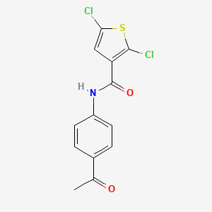 N-(4-acetylphenyl)-2,5-dichlorothiophene-3-carboxamide