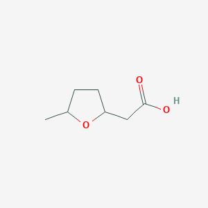 2-(5-Methyloxolan-2-yl)acetic acid