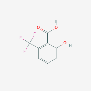 molecular formula C8H5F3O3 B2487718 2-Hydroxy-6-(trifluoromethyl)benzoic acid CAS No. 144433-66-9