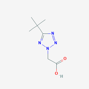 2-(5-tert-butyl-2H-1,2,3,4-tetrazol-2-yl)acetic acid