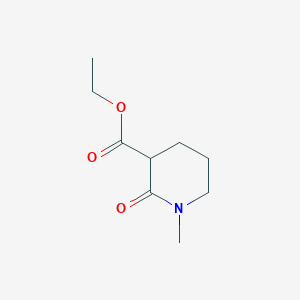 molecular formula C9H15NO3 B2487771 Ethyl 1-methyl-2-oxopiperidine-3-carboxylate CAS No. 21576-27-2