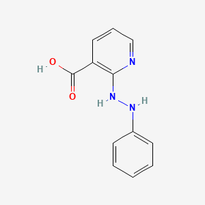 molecular formula C12H11N3O2 B2487812 2-(2-Phenylhydrazinyl)nicotinic acid CAS No. 1325304-37-7