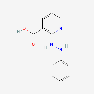 molecular formula C12H11N3O2 B2487812 2-(2-Phenylhydrazinyl)pyridine-3-carboxylic acid CAS No. 1325304-37-7