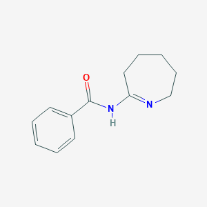 molecular formula C13H16N2O B2487920 N-(3,4,5,6-tetrahydro-2H-azepin-7-yl)benzamide CAS No. 126336-83-2