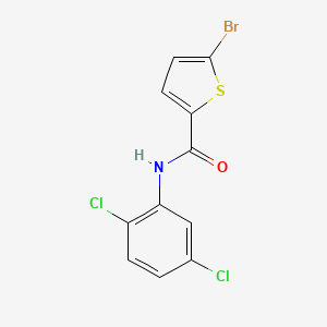molecular formula C11H6BrCl2NOS B2487932 5-bromo-N-(2,5-dichlorophenyl)thiophene-2-carboxamide CAS No. 391224-06-9