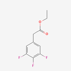molecular formula C10H9F3O2 B2487952 Ethyl 2-(3,4,5-trifluorophenyl)acetate CAS No. 238743-47-0