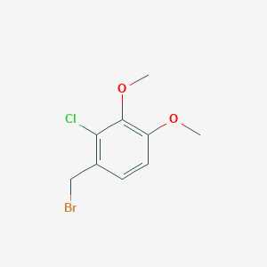 B2487987 1-(Bromomethyl)-2-chloro-3,4-dimethoxybenzene CAS No. 848696-72-0
