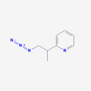 molecular formula C8H10N4 B2487995 2-(1-Azidopropan-2-yl)pyridine CAS No. 1955557-88-6