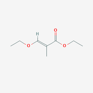 molecular formula C8H14O3 B024880 ethyl (E)-3-ethoxy-2-methylacrylate CAS No. 92145-32-9