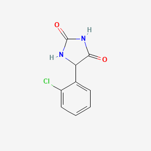 molecular formula C9H7ClN2O2 B2488027 5-(2-Chlorophenyl)imidazolidine-2,4-dione CAS No. 103029-09-0