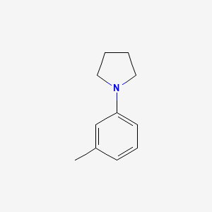 molecular formula C11H15N B2488039 1-(3-methylphenyl)Pyrrolidine CAS No. 71982-22-4