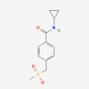 N-cyclopropyl-4-(methanesulfonylmethyl)benzamide