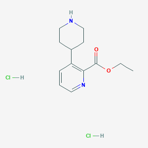 Ethyl 3-(piperidin-4-yl)picolinate dihydrochloride
