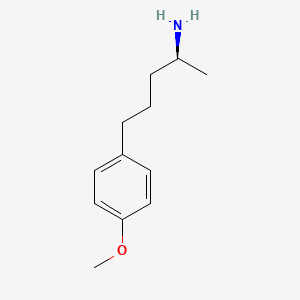 molecular formula C12H19NO B2488185 (2S)-5-(4-Methoxyphenyl)pentan-2-amine CAS No. 2248184-04-3