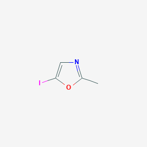 molecular formula C4H4INO B2488194 5-Iodo-2-methyl-1,3-oxazole CAS No. 2287275-07-2