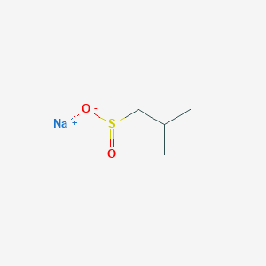 molecular formula C4H9NaO2S B2488251 Sodium 2-methylpropane-1-sulfinate CAS No. 39170-40-6