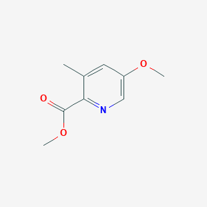 molecular formula C9H11NO3 B2488263 Methyl 5-methoxy-3-methylpicolinate CAS No. 1315361-13-7