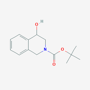 molecular formula C14H19NO3 B2488334 N-Boc-4-hydroxy-3,4-dihydro-1H-isoquinoline CAS No. 681448-77-1