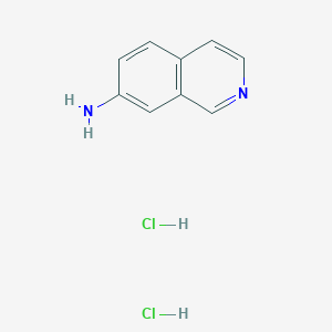 molecular formula C9H10Cl2N2 B2488337 Isoquinolin-7-amine dihydrochloride CAS No. 2172185-59-8
