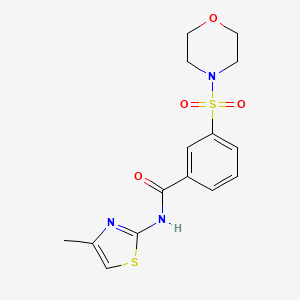 N-(4-methylthiazol-2-yl)-3-(morpholinosulfonyl)benzamide