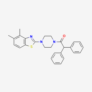 1-(4-(4,5-Dimethylbenzo[d]thiazol-2-yl)piperazin-1-yl)-2,2-diphenylethanone