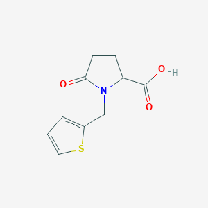 5-Oxo-1-(2-thienylmethyl)-2-pyrrolidinecarboxylic acid