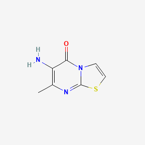 B2488360 6-amino-7-methyl-5H-[1,3]thiazolo[3,2-a]pyrimidin-5-one CAS No. 204643-60-7