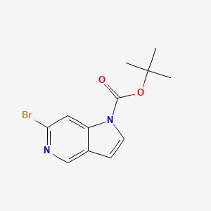 molecular formula C12H13BrN2O2 B2488371 tert-Butyl 6-bromo-1H-pyrrolo[3,2-c]pyridine-1-carboxylate CAS No. 1222809-40-6