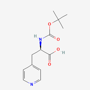 molecular formula C13H18N2O4 B2488376 Boc-D-4-Pal-OH CAS No. 37535-57-2; 37535-58-3