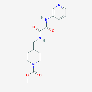 Methyl 4-((2-oxo-2-(pyridin-3-ylamino)acetamido)methyl)piperidine-1-carboxylate