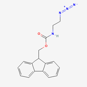 molecular formula C17H16N4O2 B2488429 Fmoc-EDA-N3 
