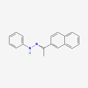 N-(1-naphthalen-2-ylethylideneamino)aniline