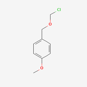 molecular formula C9H11ClO2 B2488471 1-[(Chloromethoxy)methyl]-4-methoxybenzene CAS No. 88023-78-3