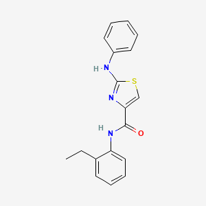 N-(2-ethylphenyl)-2-(phenylamino)thiazole-4-carboxamide
