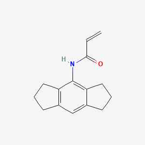 molecular formula C15H17NO B2488767 N-(1,2,3,5,6,7-Hexahydro-s-indacen-4-yl)prop-2-enamide CAS No. 2305551-18-0