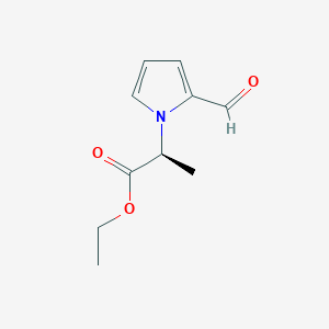 Ethyl (2S)-2-(2-formyl-1H-pyrrol-1-YL)propanoate