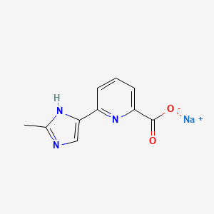 Sodium;6-(2-methyl-1H-imidazol-5-yl)pyridine-2-carboxylate
