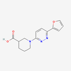 1-(6-(Furan-2-yl)pyridazin-3-yl)piperidine-3-carboxylic acid