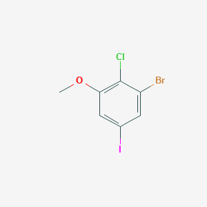3-Bromo-2-chloro-5-iodoanisole