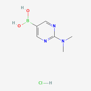 2-Dimethylamino-pyrimidine-5-boronic acid hydrochloride