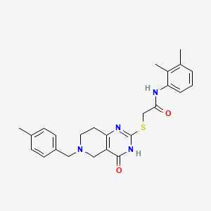 N-(2,3-dimethylphenyl)-2-((6-(4-methylbenzyl)-4-oxo-3,4,5,6,7,8-hexahydropyrido[4,3-d]pyrimidin-2-yl)thio)acetamide