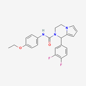 1-(3,4-difluorophenyl)-N-(4-ethoxyphenyl)-3,4-dihydropyrrolo[1,2-a]pyrazine-2(1H)-carboxamide