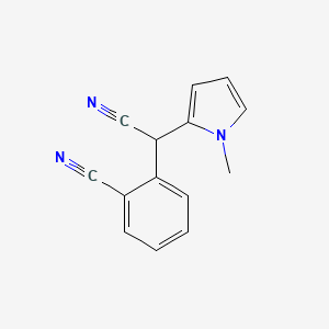 2-[cyano(1-methyl-1H-pyrrol-2-yl)methyl]benzenecarbonitrile