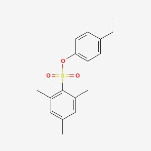 molecular formula C17H20O3S B2488892 4-乙基苯基-2,4,6-三甲基苯基-1-磺酸酯 CAS No. 2361847-12-1