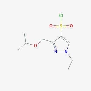 1-ethyl-3-(isopropoxymethyl)-1H-pyrazole-4-sulfonyl chloride