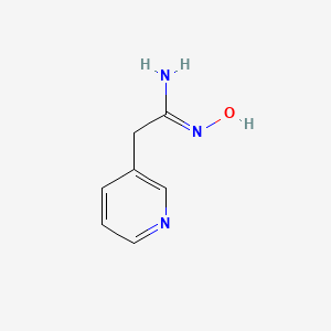 molecular formula C7H9N3O B2488913 N'-羟基-2-(吡啶-3-基)乙酰胺 CAS No. 137499-45-7