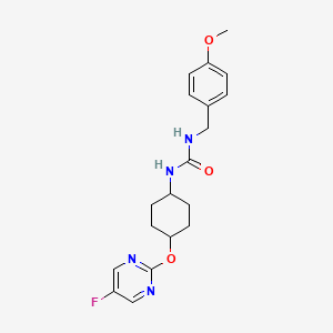 1-((1r,4r)-4-((5-Fluoropyrimidin-2-yl)oxy)cyclohexyl)-3-(4-methoxybenzyl)urea