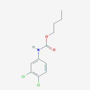 molecular formula C11H13Cl2NO2 B2489026 正丁基-N-(3,4-二氯苯基)甲酸酯 CAS No. 63785-38-6
